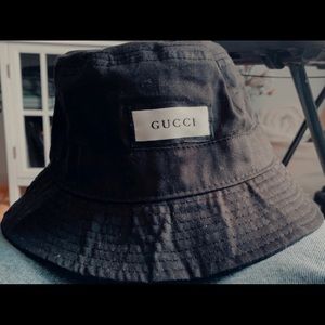 Les Bijoux Black “Gucci” Bucket Hat